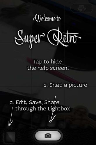 「Super Retro ™」濾鏡效果超豐富的相片編輯器