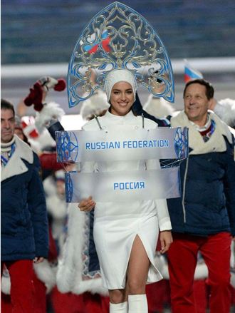 超級名模為索契冬奧持牌