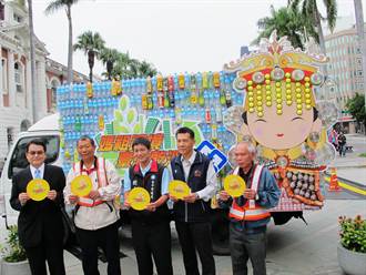 媽祖遶境、台灣乾淨 拚回收14公噸
