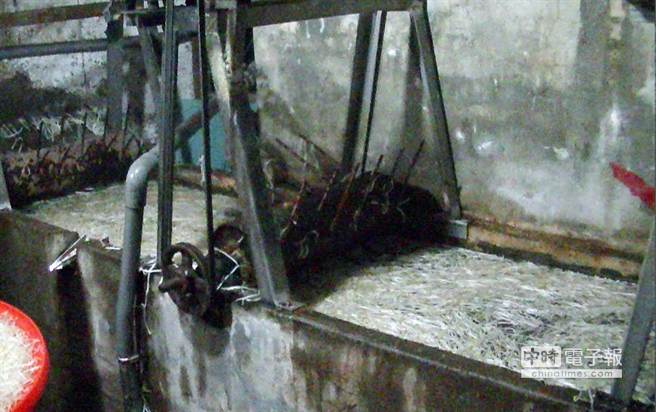 業者以低亞硫酸鈉浸泡豆芽菜，以求賣相佳並增加保存時間。（陳慶居翻攝）