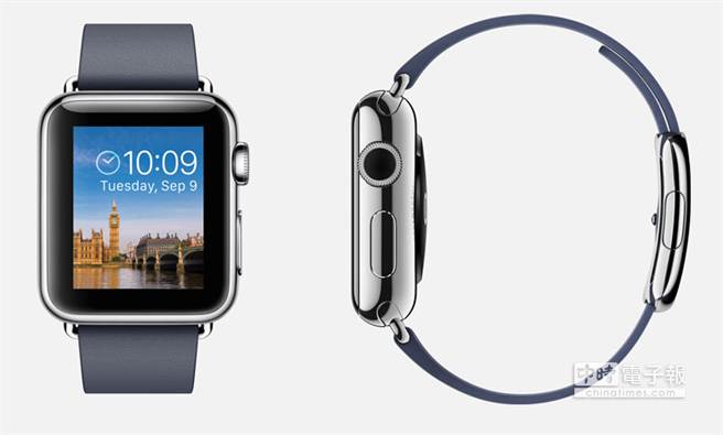 蘋果首款穿戴式裝置Apple Watch。（圖／蘋果官網）

