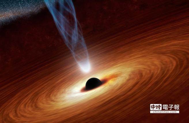 美国太空总署（NASA）释出的黑洞影像。