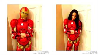 歐陽妮妮扮超級英雄 化身最可愛「鋼鐵人」
