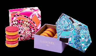 巴黎百年甜點Ladurée 跨界引爆馬卡龍時尚 與義大利印花大師品牌Emilio Pucci 聯手打造美味藝術饗宴