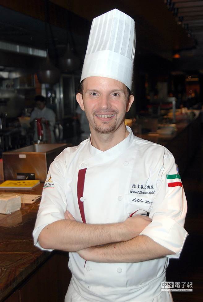 曾為米蘭〈Bianco Latte〉餐廳得到「2010年義大利最有創意餐廳」的馬可．洛蒂托(Marco Lotito)認為，不用義大利食材，很難做出「義大利味道」。(圖／姚舜攝)