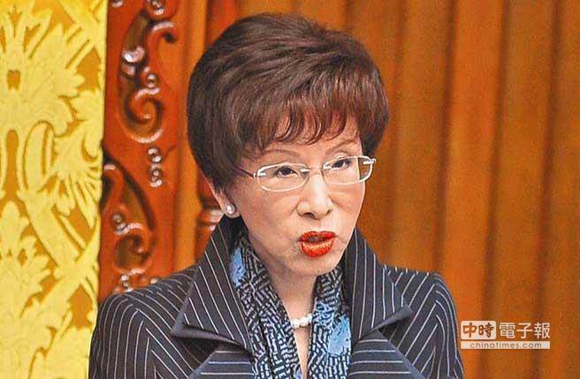 洪秀柱。（劉宗龍攝）