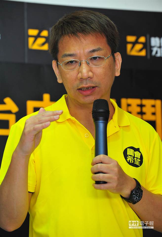 徐永明表示將會投入輔選。（劉宗龍攝）