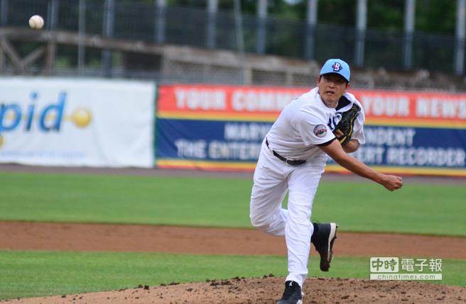 建仔連3場優質先發，奪獨立聯盟3連勝。（藍蟹隊提供）
