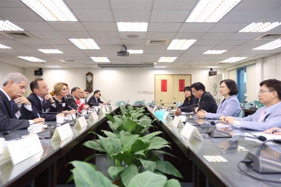 美共和党员来台拜会蔡英文重申台入tpp重要性 政治 中时