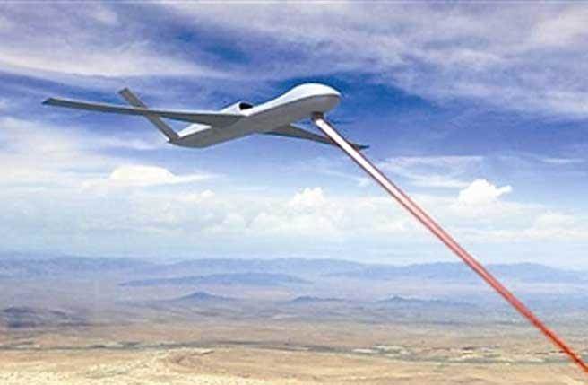 無人機上裝備雷射武器有望在幾年內實現。(圖摘自新華網)