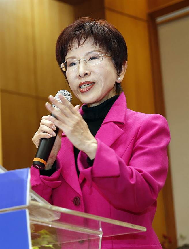 立法院副院長洪秀柱20日舉行記者會宣布參選國民黨主席，並表示這個黨已經走到傾覆的懸崖邊上，黨主席選舉正是能否重獲生機的關鍵，有人認為國民黨已被摧毀，若是這樣，她願意成為一塊磚，重建這個百年建築。（姚志平攝）