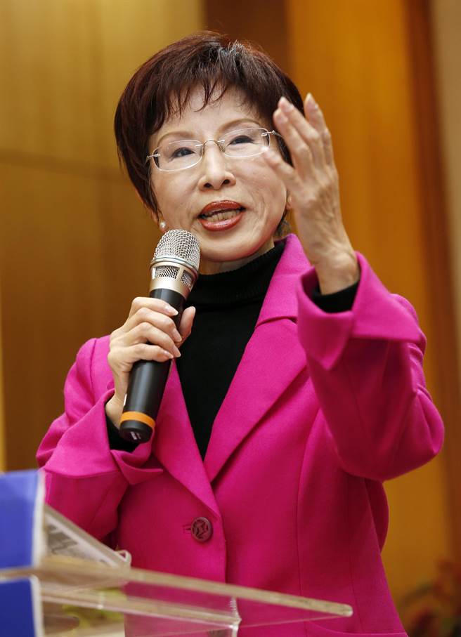 立法院副院長洪秀柱20日舉行記者會宣布參選國民黨主席，並強調要幫國民黨培育新生代，大量啟用壯年，更要大量培育青年。（姚志平攝）
