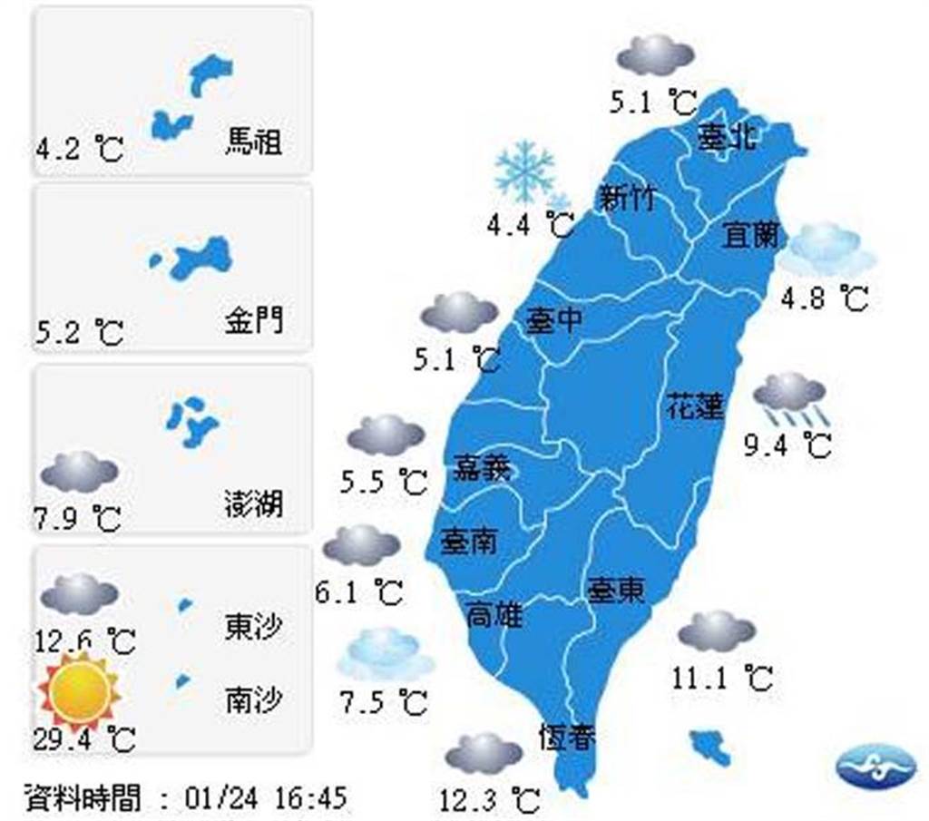 新竹平地真的下雪了 氣象局認證 難得一見 生活 集團連線報導