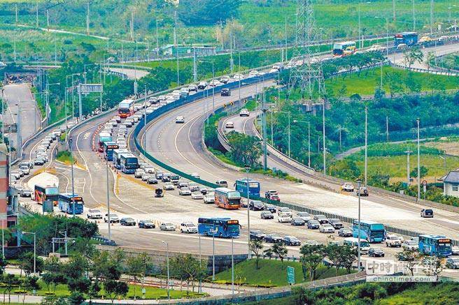 春節連假9天，各地容易塞車。（圖截自Google地圖）