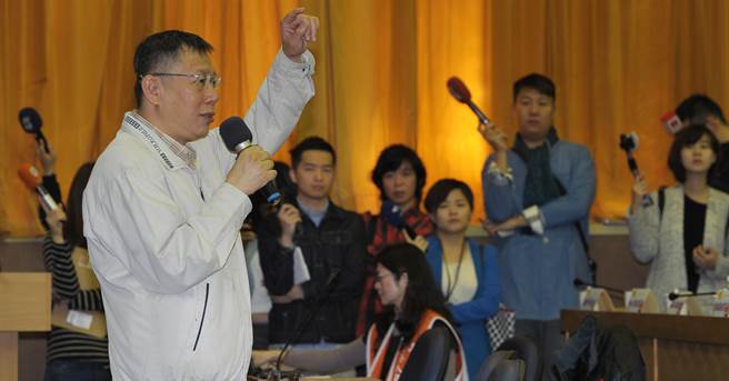 台北市长柯文哲。 (报系资料照/季志翔摄)