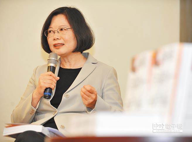 民进党总统当选人蔡英文。（本报系资料照）