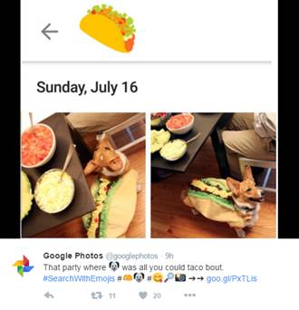 不騙你 Google Photos可用emoji搜圖