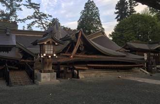 日本熊本7.3強震 2500年古蹟阿蘇神社崩塌