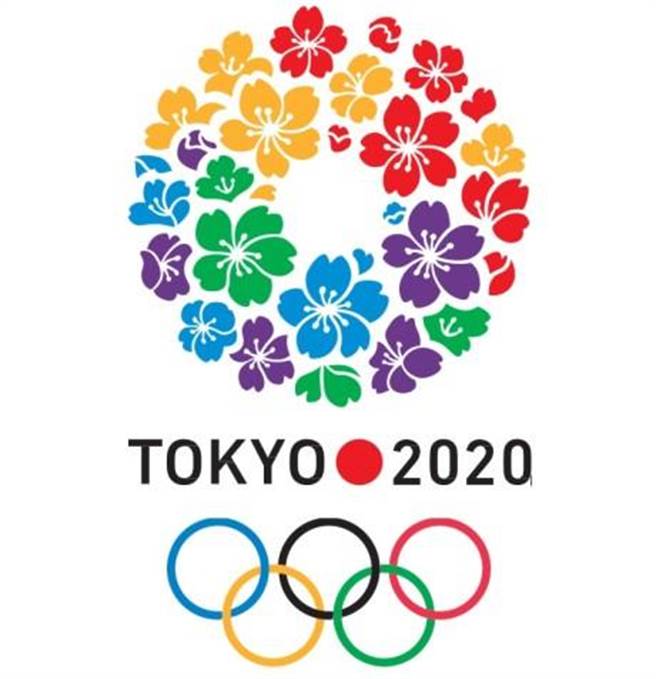 東京奧組委申奧時所使用的櫻花主題標誌。（網路圖片）