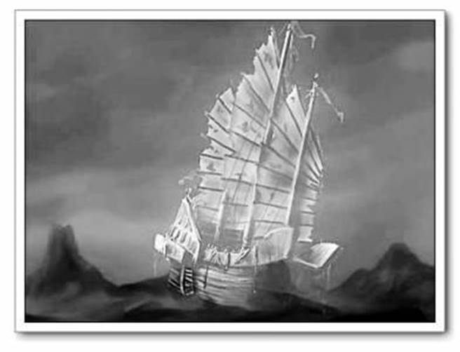 幽灵船示意图(撷取自网路)