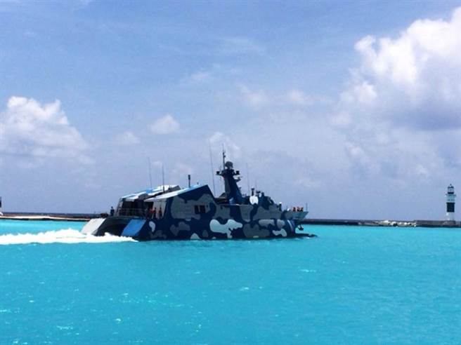 現身南海永興島的22導彈艇。（圖/網路）