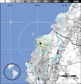 厄瓜多爾發生規模6.7地震
