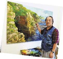 以畫寫心以心作畫許宜家油畫創作想像無限畫價可期- 生活- 中國時報