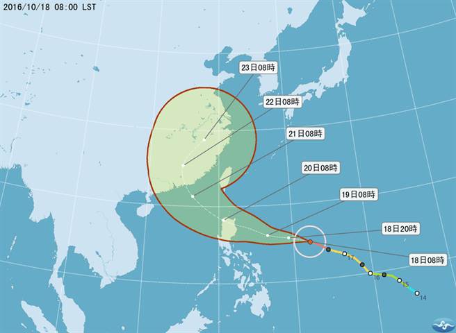 【影】海馬增胖為強颱 周四、五最接近台灣 - 生活 - 中時新聞網