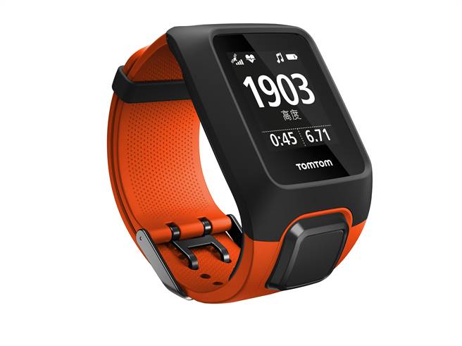 TomTom全新打造GPS戶外運動錶Adventurer探險者(野火橘)。(圖／TomTom提供)