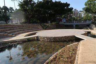 新竹護城河後段將重生 充滿綠意潺潺流水