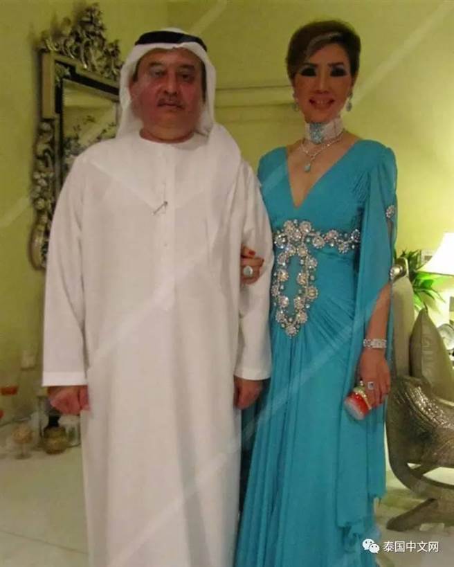 Muna結婚後，才知道老公竟是杜拜5大富豪之一。(翻攝自泰國中文網)