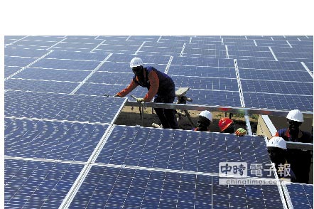 東非首座太陽能電廠圖╱美聯社