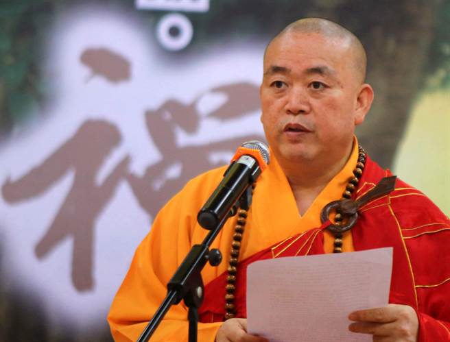 行事作风争议极大的少林寺方丈释永信。（图／中新社）