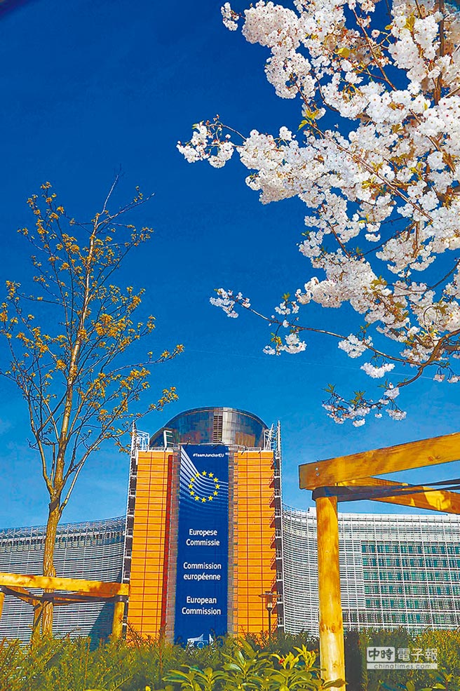 位於比利時首都布魯塞爾的歐盟總部大樓。（新華社資料照片）