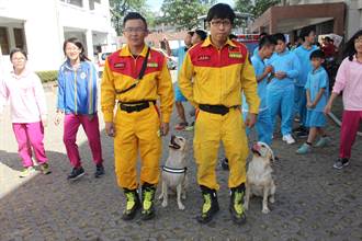 台南市消防局救難犬 20日首亮相