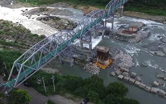 后豐鐵馬道遊客多 百年花樑鋼橋進行修護