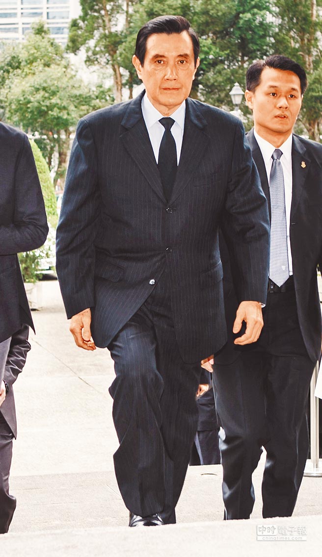 前總統馬英九遭北檢起訴。（本報系記者郭吉銓攝）