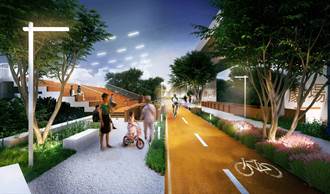 中市鐵路高架化  地面空間打造空中綠廊