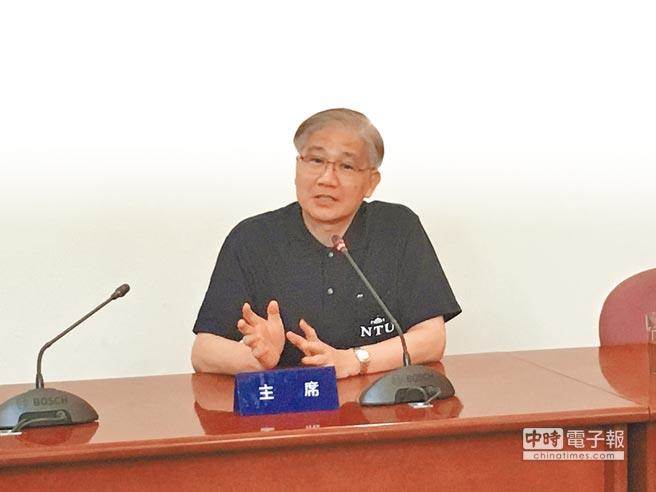 台大校長楊泮池表示六月任滿不再續任。（資料照，余祥攝）