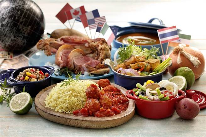六福旅遊集團推出「elite  deli」熟食櫃，標榜每天同時提供至少5個國家風味料理，且周周更換菜單。（圖／六福旅遊集團提供）