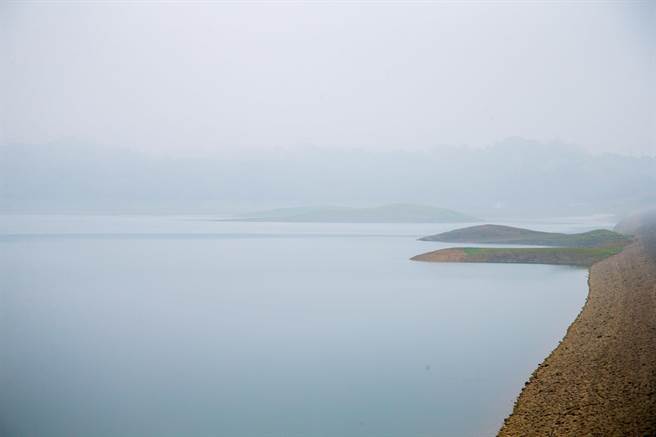 仁義潭水庫進水量有10.48萬立方公尺，稍微減緩限水危機。（余信賢攝）
