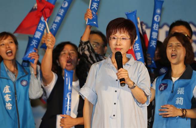 洪秀柱強調「國民黨主席要為台灣找出路，要給年輕人搭舞台」。（黃國峰攝）