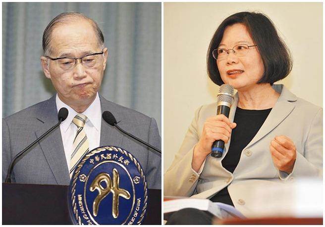 林濁水指出，新政府提高小國外交的重要性，一旦斷交，會造成民心士氣重大衝擊！左圖為外交部長李大維，右圖為蔡總統。（本報系資料照片）