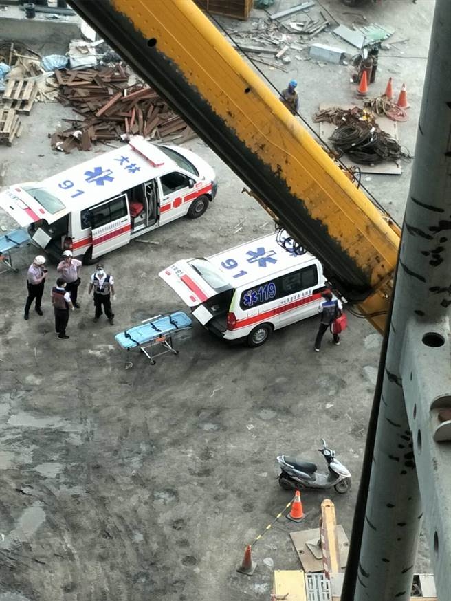 台電大林廠工安意外造成1死1傷。（讀者提供）