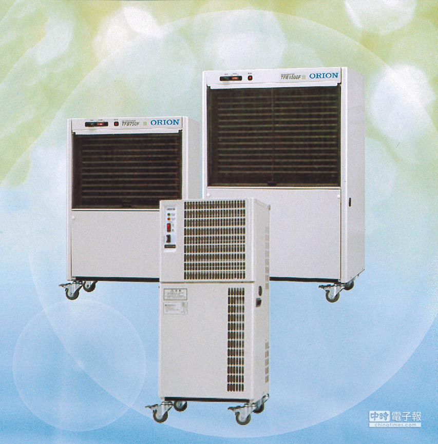 台灣奧利安產業用小型可移動式系列除濕乾燥機。圖／台灣奧利安提供