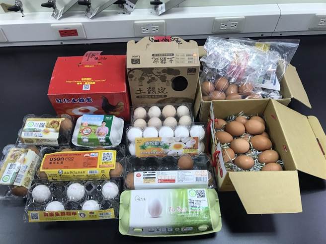 食藥署今完成市售10款雞蛋抽驗，均未檢出農藥芬普尼。（食藥署提供）