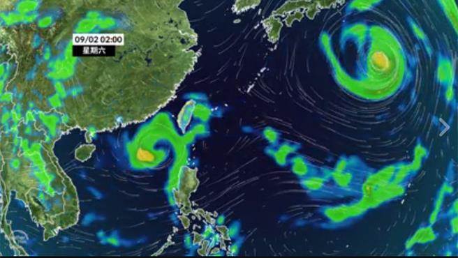 今天第16號颱風瑪娃1日凌晨生成，其外圍環流將影響台灣。（彭啟明博士/天氣風險公司）