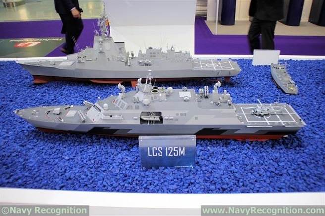 洛馬公司提出放大版的濱海作戰艦，擴大了武裝與尺寸，增加到125公尺。(圖/海軍情報網)