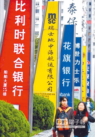 外資銀行在華資產 8成置於上海