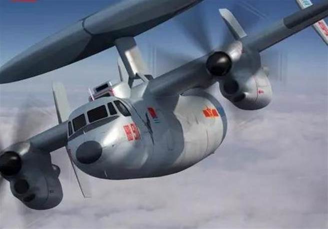 图为中国研发中的空警-600预警机想像示意图。（图/网路）